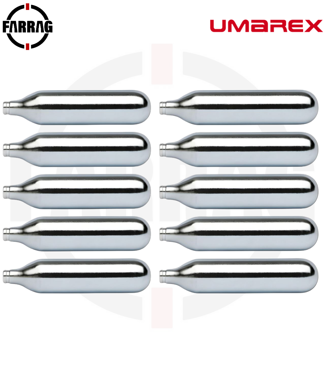 signal-2025-07-21-042232 10 كبسولات CO2، Umarex، كبسولات غاز، مسدسات هوائية، Airsoft CO2، 12 جم، فراج للرماية، FARRAG Hunting - الصورة 1
